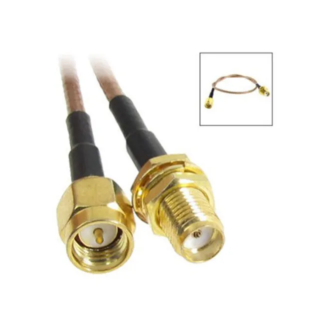 30cm SMA Male to Female Extension Cable Antenna Aerial WiFi Router UK Seller