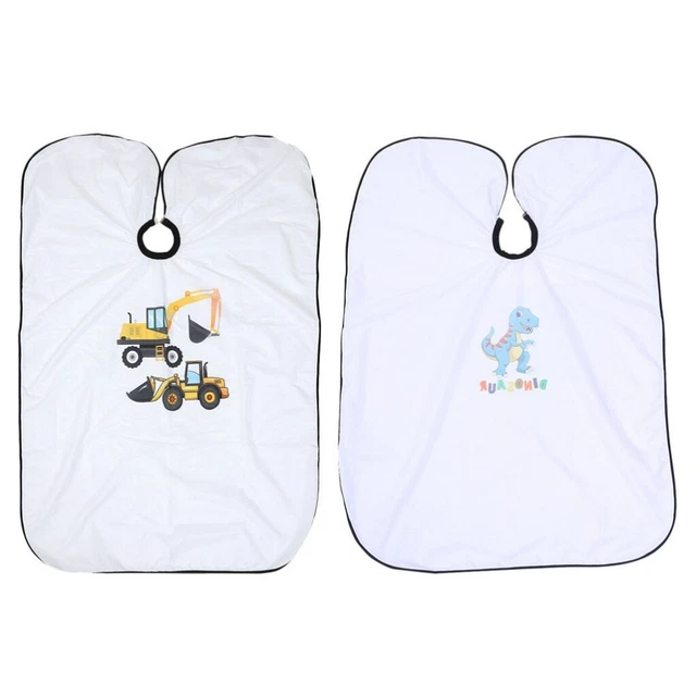 2 piezas de suministros de peluquería para niños champú capa para niños chal para cortar el cabello