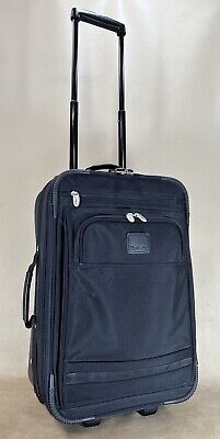 Used DAKOTA by Tumi Black Ballistic Nylon20" Upright Wheeled Carry On Suitcase