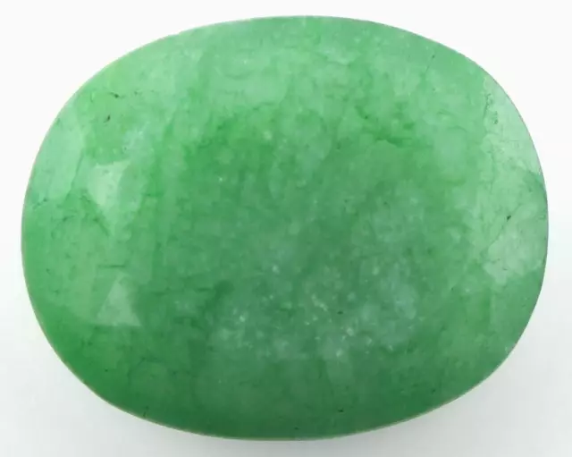 NATURAL EMERALD, OVAL-FACET, 13.5x11.5mm (4.55cts), DEEP-GREEN BRAZILIAN GEM