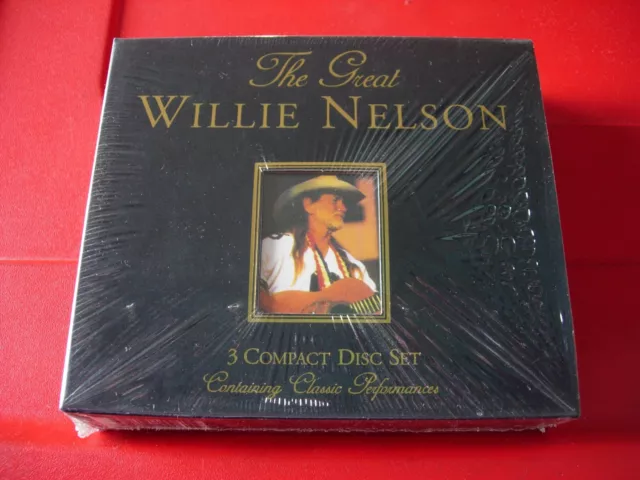 The Great Willie Nelson 3-CD Box Set NEW SEALED Country