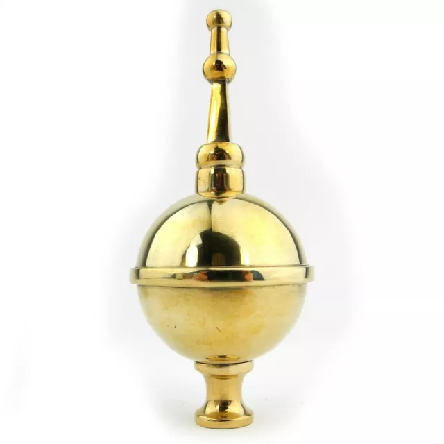 Long Case Clock Brass Ball & Spire Finial Longcase Grandfather 112mm - CS3