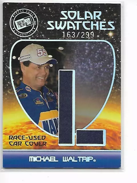 Michael Waltrip 2009 Press Pass Eclipse Solar Swatches Car Cover 163/299