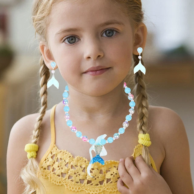 1 Set Meerjungfrau Dekorative Schöne Kinder Schmuck Für Schmücken 7
