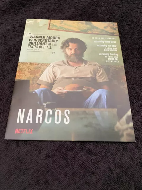 NARCOS Emmy ad for Best Drama Series, Wagner Moura as Pablo Escobar - Best Actor