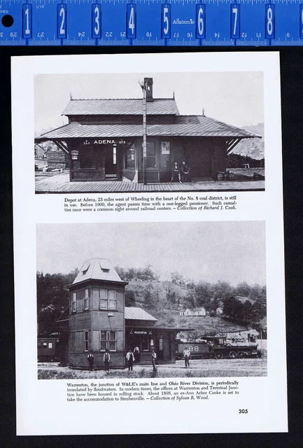 ADENA & WARRENTON, OHIO, DEPOTS (STATIONS)  Nickel Plate Road-Railroad History
