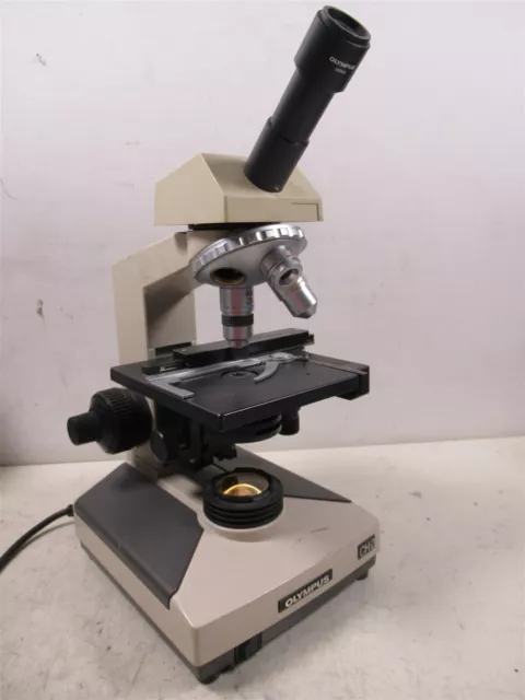 Olympus CH-2 CHT Monocular Microscope w/ Eyepiece and 3 Objective Lenses