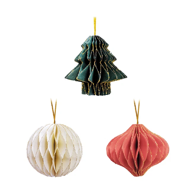 3 Pcs Holiday Glitter Decoracion Para Mesa De Navidad