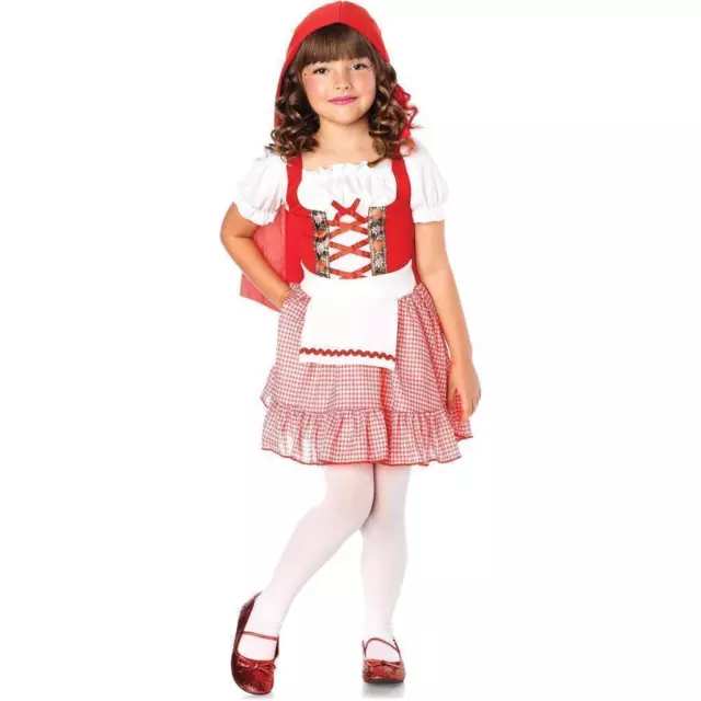 Darling Miss Red Riding Hood Halloween Child Girl Costume   Medium 8-10