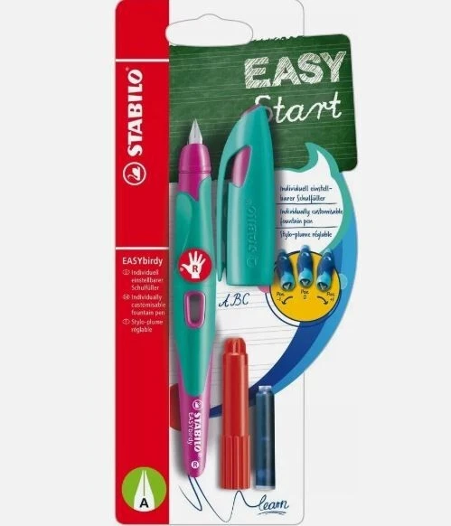 Penna Roller Cancellabile Ergonomica Stabilo Easy Start Per Mancini Blu B 46834 3 - Foto 13