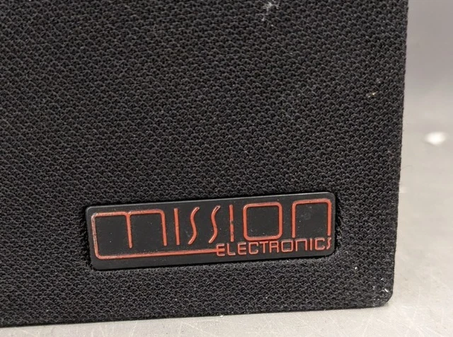 PAIR OF MISSION Model 70 MK II Bookshelf Speakers 75W 8 Ohms In Black ...