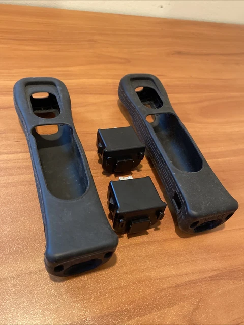 lot of 2 Nintendo Wii OEM Motion Plus Adapter Black RVL-026 W/ Extended Silicon lot of 2 Nintendo Wii OEM Motion Plus Adapter Black RVL-026 W/ Extended Silicon