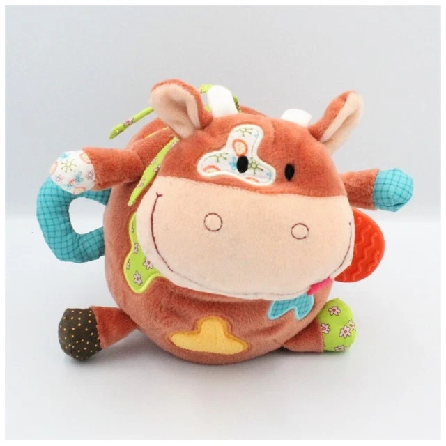 Doudou eveil livre vache Vicky LILLIPUTIENS - 22478