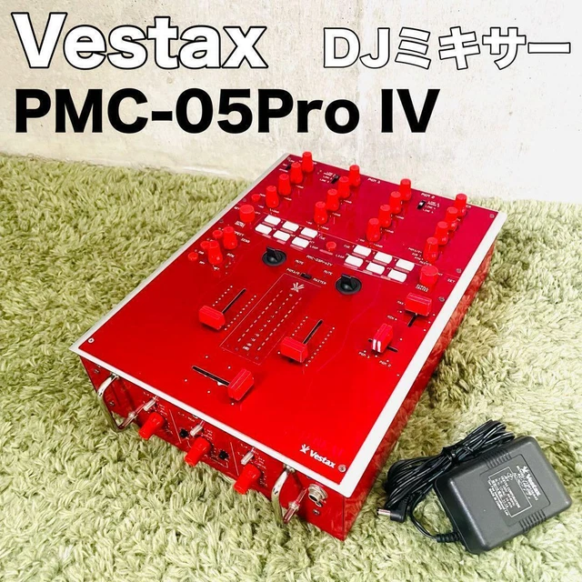 Vestax PMC-05Pro IV DJミキサー 赤 Vestax PMC-05 ProⅣ Red DJ Mixer