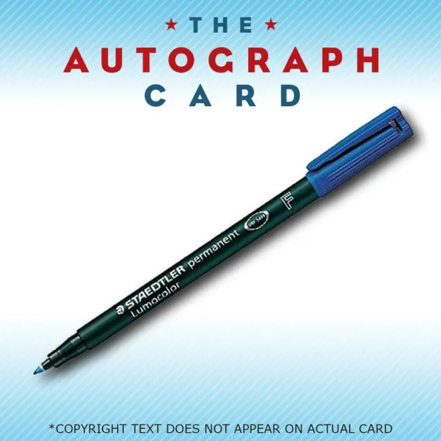 Staedtler Lumocolor Pen BLUE TheAutographCard Recommend Fine Point 318-3