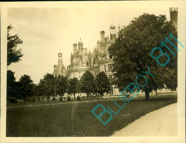 Château de Chambord Loire France View From The grounds In 1926