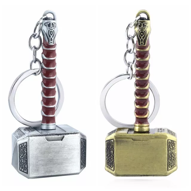 Key Ring Chain Marvel Thor's Hammer  The Avengers Norse Mythology Mjolnir