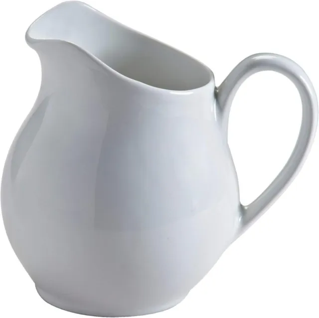 Mason Cash Stoneware Kitchen Serving Dining Gravy Sauce Milk Jug 500ml - White