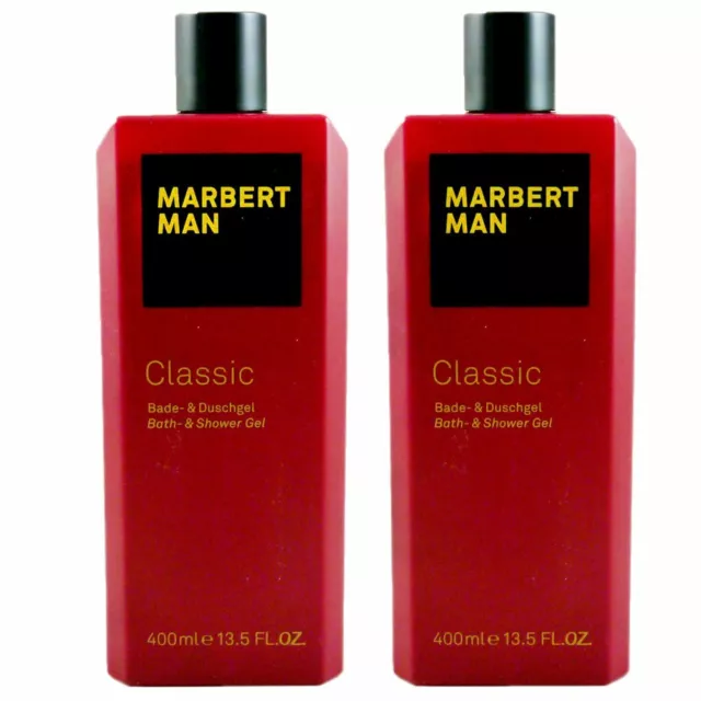 Marbert Man - Men Classic 2 x 400 ml Showergel Shower Gel Duschgel