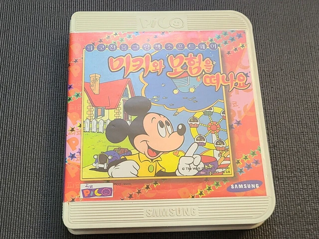 Samsung Sega PICO-9503L Mickey Mouse Yuka Hana Bouken Educational Korea Ver Game