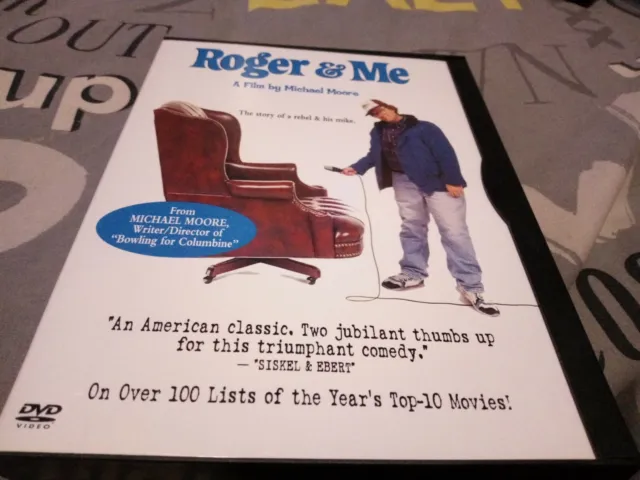 Roger & Me DVD region 1 snap, keep case Michael moore