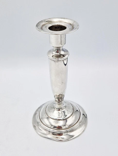 Antique AMERICAN STERLING SILVER CANDLESTICK c1920 J.E CALDWELL PHILADELPHIA