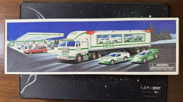 1997 Hess Toy Truck and Racers