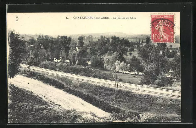 CPA Chateauneuf-sur-Cher, La Vallée du Cher