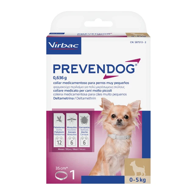 Prevendog 35Cm - Cani Da 0 A 5Kg - Antiparassitario Virbac