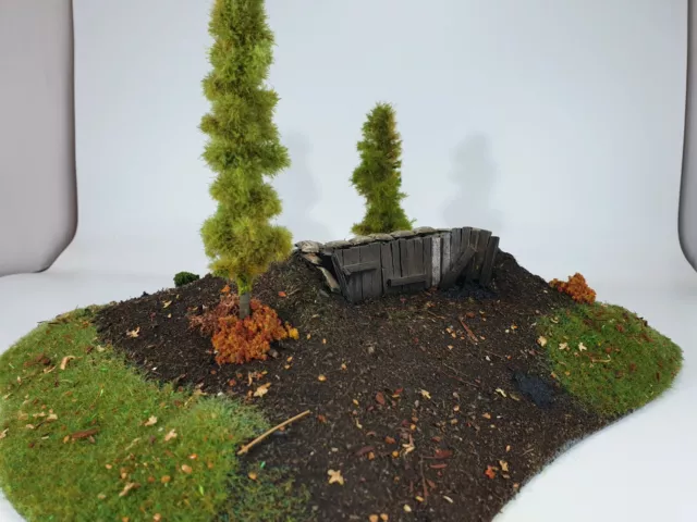 Crafted Hills & fortifications for Bolt Action, Warhammer 40k, Mantic, Wargaming 2