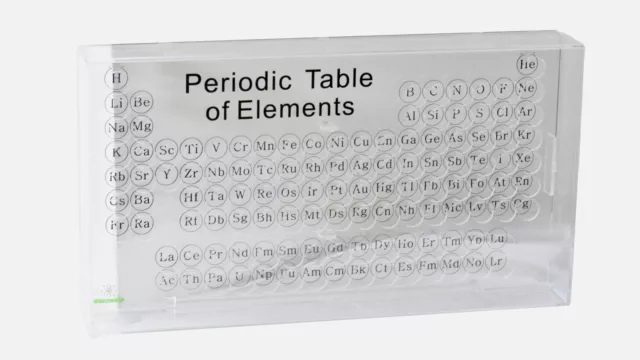 Periodic Table of Elements case, Elements Collection Acrylic Case with cover