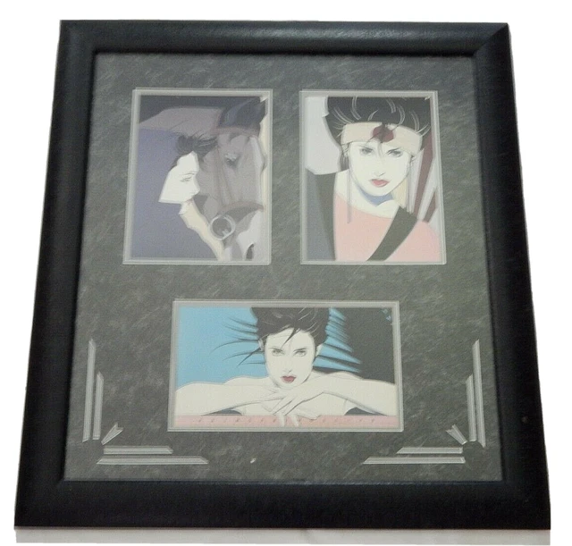 Vintage Patrick Nagel Montana, Palm Springs Life, & Girl with Rising Sun 1980s