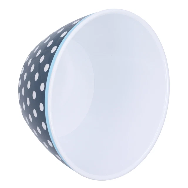 (Dark Blue Dots)Cake Bowl 500ml Bowl Safe And Healthy To Use For Baking Table