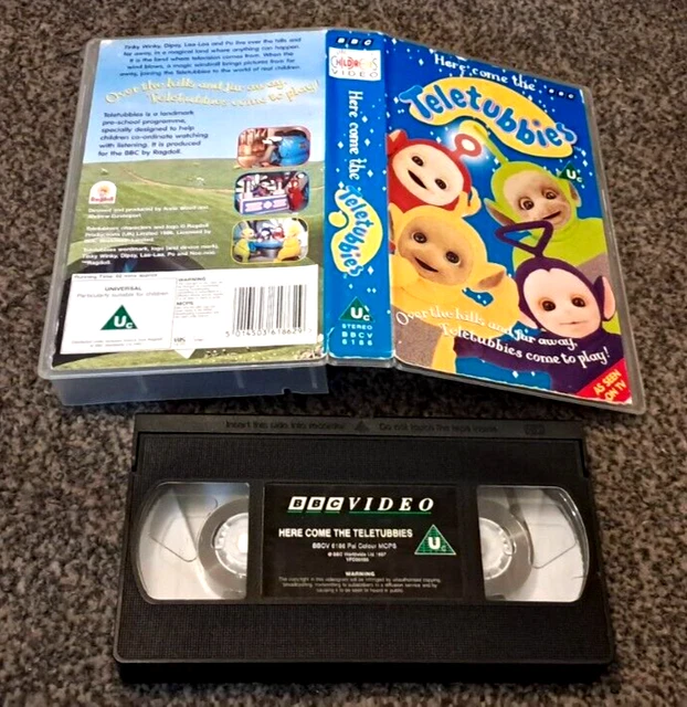 here-comes-the-teletubbies-bbc-video-tinky-winky-pal-vhs-video-kids