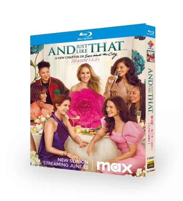And Just Like That...: The Complete Season 1-2 Blu-ray DVD 3 Disc