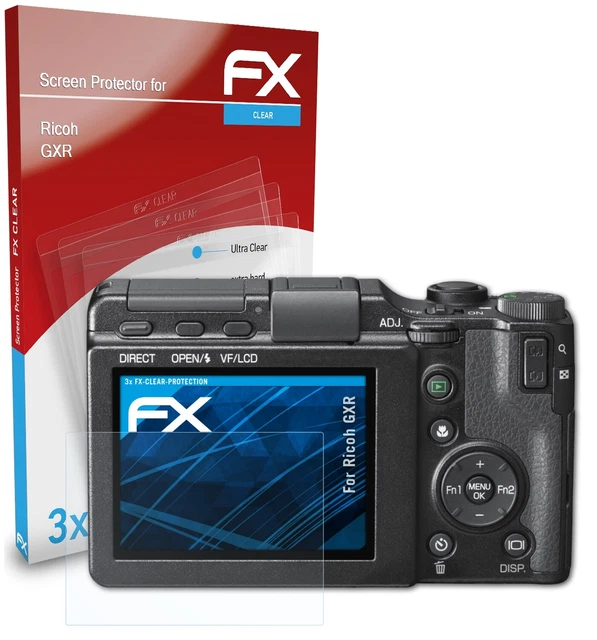 atFoliX 3x Screen Protection Film for Ricoh GXR Screen Protector clear