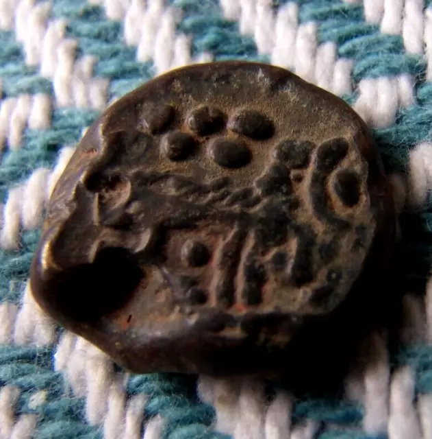 Celtic Iceni bronze stater Norfolk wolf type