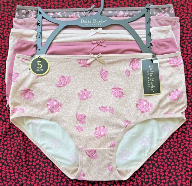 NWT DELTA BURKE Intimates 5 Pack Briefs Panties Underwear Size L Style  DB8821 £11.99 - PicClick UK