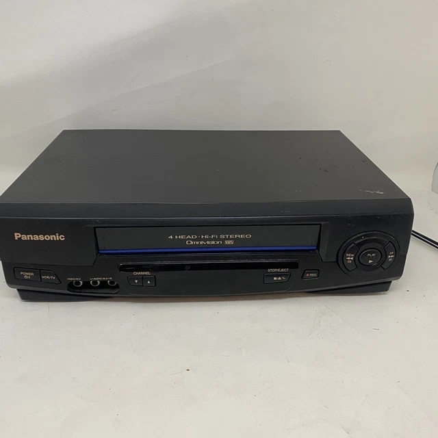 PANASONIC BLUE LINE VCR PVV4521 Omnivision HiFi VHS Tape Stuck