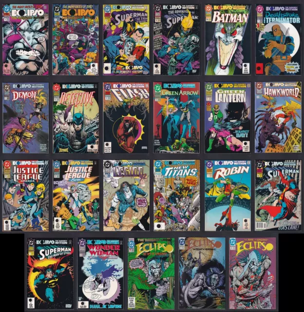 Eclipso The Darkness Within Complete DC Annual Crossover Series 1992