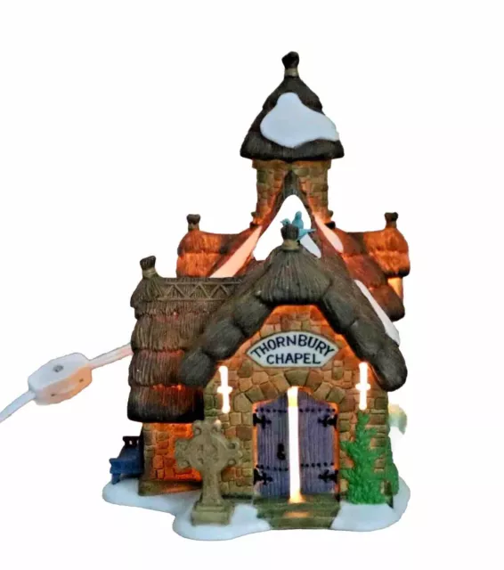 Thornbury Chapel Lighted House 2001 Dept 56 Dickens Village #58542