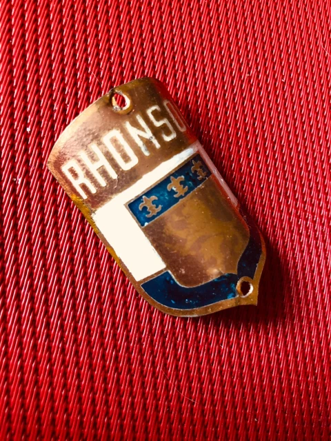 Réflecteur Feu Arrière Rouge Vintage – Neuf Old Stock, Acier, Années 50-60, Vélo Touring