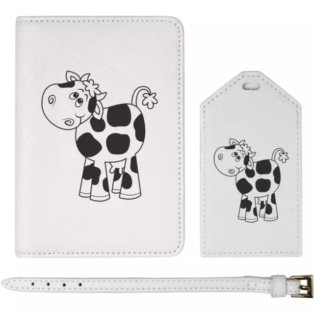 'Vaca Linda' Funda Protectora para Pasaporte y Etiqueta (PA00005241)