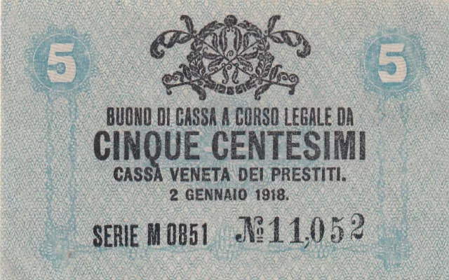 Italy 5 Centesimi 1918