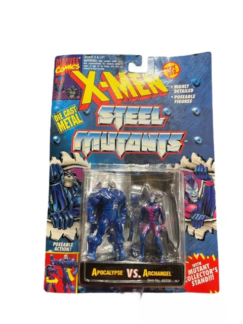 1994 Toybiz Marvel X-Men Steel Mutants Apocalypse Vs Archangel Moc