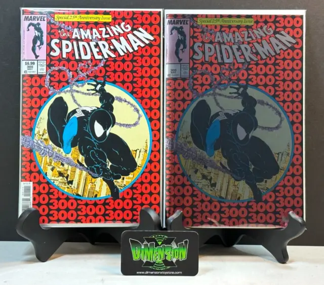 The Amazing Spider-Man #300 Facsimile Regular & Foil Variant Comic Nm 1St Venom