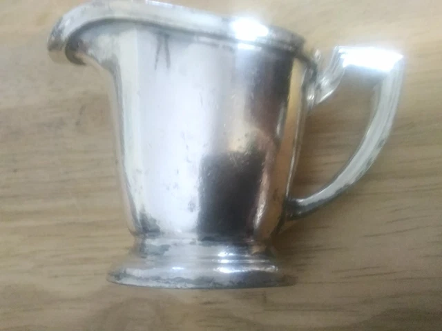 Silverplate Reading Railroad Small Pitcher