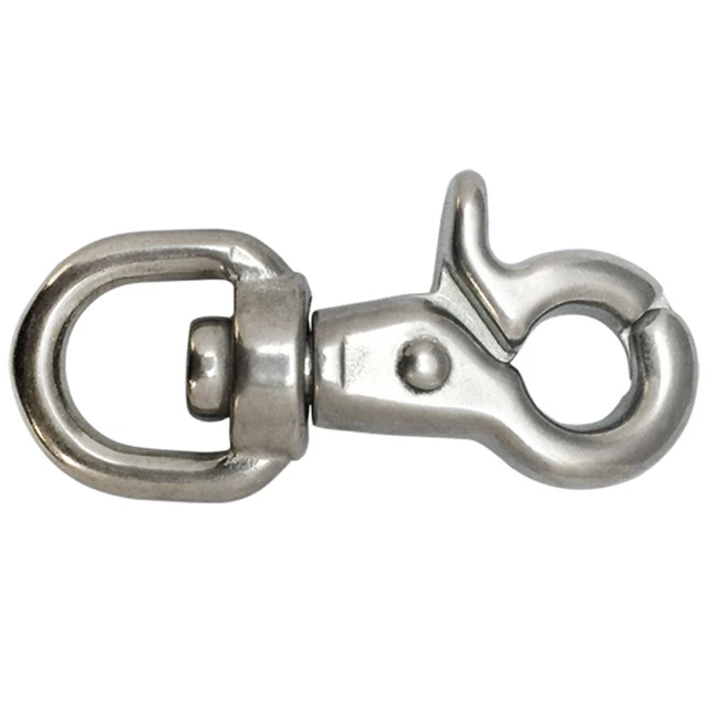 Swivel Eye Trigger Snap Hook Boating 5/8'' Stainless Steel 316 Marine - 1Pc