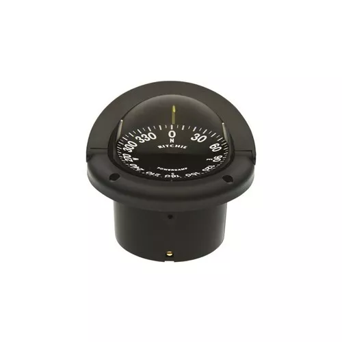 Ritchie Compass, Flush Mount, 3.75" Dial, Black HF-742