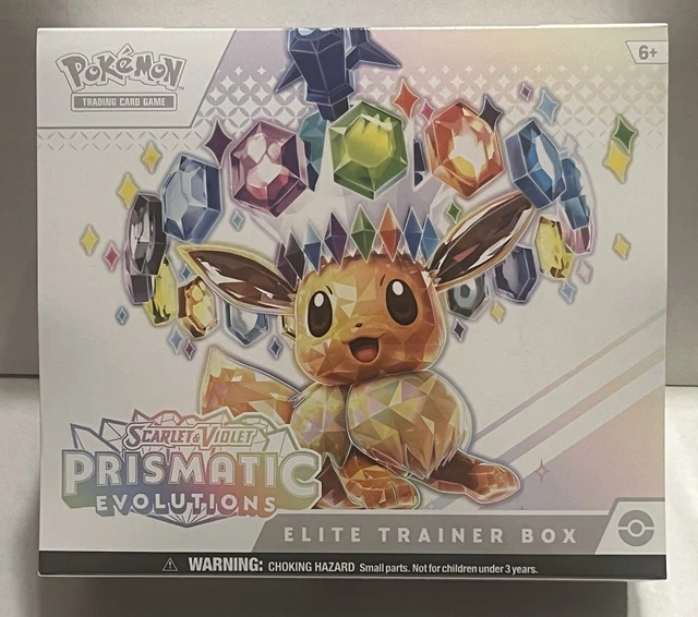 POKEMON TCG SCARLET Violet Prismatic Evolutions ETB Elite Trainer Box